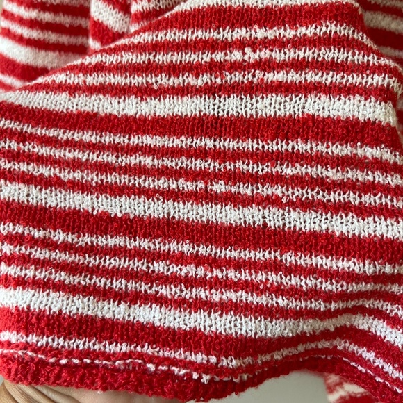 Free People Sz S Beach Stretch Pullover Knit Textured Cover Up Tee Shirt Top - Picture 4 of 7